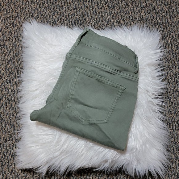 Maurices Khaki Army Green Stretch Jeggings Size Small - Picture 15 of 16